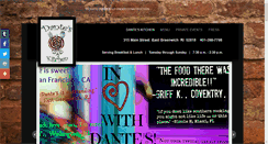 Desktop Screenshot of danteskitchenri.com